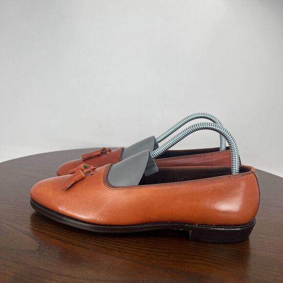 Allen Edmonds Shoes - Allen Edmonds Loafer‎ Shoes Women's 6 Rust Leather Tasseled Casual Slip-On 71855